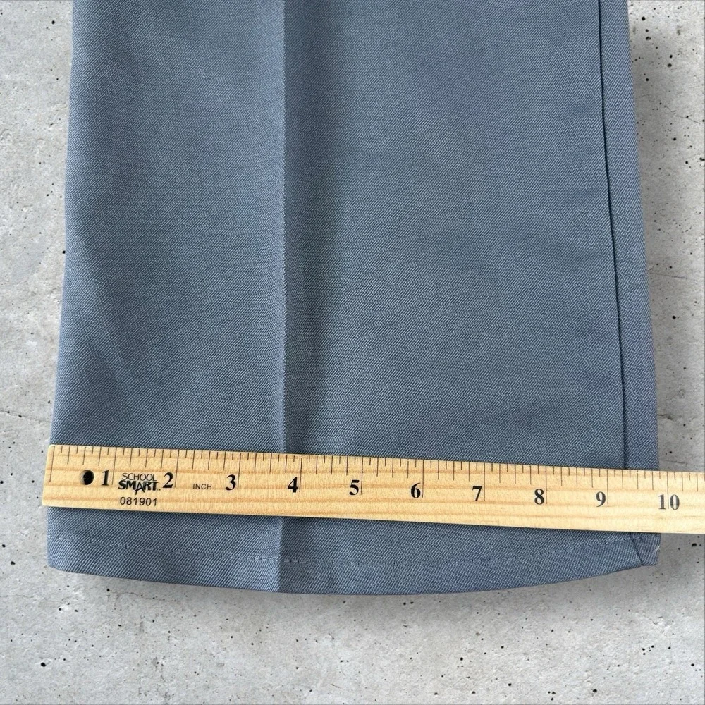 VTG Levis 517 Polyester Pants Fits 36x35‎ Gray 70s Bootcut Rockabilly USA